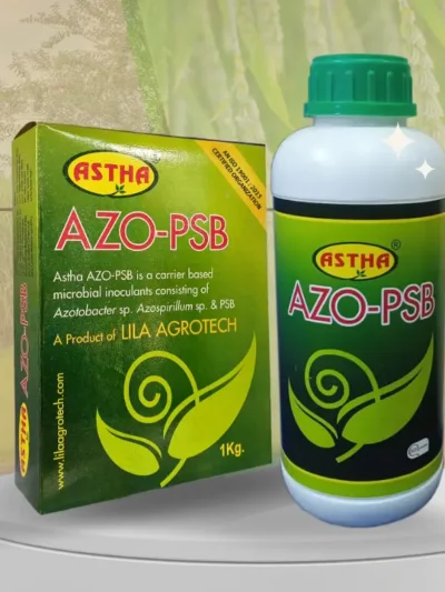 Astha AZO PSB Bio Fertilizer: Promotes Healthy Plant Growth Through Natural Nitrogen Fixation and Phosphorus Solubilization